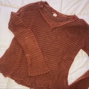 Burnt red sweater